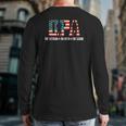 Opa The Veteran The Myth The Legend For Dad Fathers Day Back Print Long Sleeve T-shirt