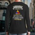 I Own Forever The Title 1St Armored Division Veteran Back Print Long Sleeve T-shirt