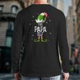 The Papa Elf Family Matching Group Christmas Back Print Long Sleeve T-shirt
