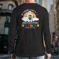 Parents Don't Accept I'm Your Dad Now Lgbt Pride Support Back Print Long Sleeve T-shirt