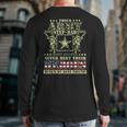 Proud Army Stepdad Memorial Day Veteran Back Print Long Sleeve T-shirt