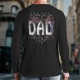 Proud Dad Of Twins Dad Is The Best Father Day From Son Back Print Long Sleeve T-shirt