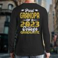 Proud Grandpa Of 2023 College Graduate Graduation Back Print Long Sleeve T-shirt