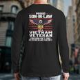 Proud Son In Law Of A Vietnam Veteran Patriotic Back Print Long Sleeve T-shirt