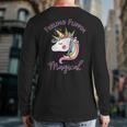 Punk Rock Anarchy Unicorn Back Print Long Sleeve T-shirt