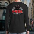 Race Car Racing Family Dada Pit Crew Birthday Party Back Print Long Sleeve T-shirt