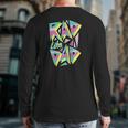 Rad Like Dad 80'S Retro Graphic Back Print Long Sleeve T-shirt