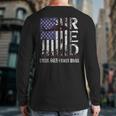 Red Friday For My Son Us Army Military Deployed Veteran Back Print Long Sleeve T-shirt