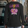 Retro 1 Brotherhood Loser Lover Heart Dripping Shoes Back Print Long Sleeve T-shirt