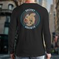 Secret Squirrel Society I Military Service Back Print Long Sleeve T-shirt