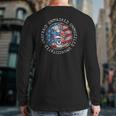 Skull Unafraid Unmasked Unmuzzled Unvaccinated 4Th Of July Back Print Long Sleeve T-shirt
