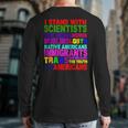 I Stand With Persist Resist Protest March America Usa Back Print Long Sleeve T-shirt