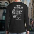 To My Stepped Up Dad Thanks You For Stepping Back Print Long Sleeve T-shirt