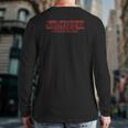 Stronger Things Parody Athletic Fitness Workout Gym Back Print Long Sleeve T-shirt
