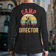 Summer Camp Director Counselor Camper Back Print Long Sleeve T-shirt