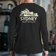 Sydney Opera House Australia Landmark Back Print Long Sleeve T-shirt