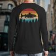 Trout Vintage Retro Back Print Long Sleeve T-shirt