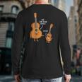 Uke I Am Your Father Dad-Dy Papa Father's Day Idea Back Print Long Sleeve T-shirt