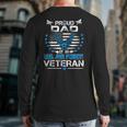 Us Air Force Veteran Proud Dad Of An Air Force Back Print Long Sleeve T-shirt