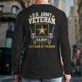 US Army Proud Army Veteran Vet Us Military Veteran Back Print Long Sleeve T-shirt