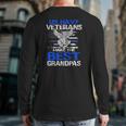 Us Navy Veterans Make The Best Grandpas Father's Day Back Print Long Sleeve T-shirt