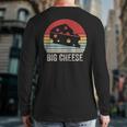 Vintage Retro Big Cheese Ceo Boss Owner Back Print Long Sleeve T-shirt