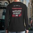 My Wife Is Trinbagonian Roots Trinidad And Tobago Heritage Back Print Long Sleeve T-shirt
