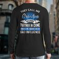 They Call Me Grandpa Because Partner In Crime Back Print Long Sleeve T-shirt