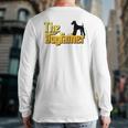 Airedale Terrier Airedale Terrier Back Print Long Sleeve T-shirt
