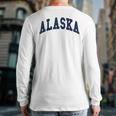 Alaska Throwback Print Classic Back Print Long Sleeve T-shirt