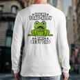 Best Dad Daddy Frog Toad Ally Father's Day Toad Froggy Back Print Long Sleeve T-shirt