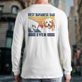 Best Havanese Dad Ever Vintage Father Day Christmas Back Print Long Sleeve T-shirt
