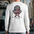 Biker Grandpa Motorcycle Grandfather Tee Back Print Long Sleeve T-shirt