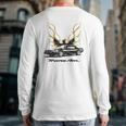 Classic Old School Muscle Car Classic Vintage American Car Back Print Long Sleeve T-shirt