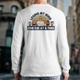 Dad Losing My Mind One Kid At A Time Back Print Long Sleeve T-shirt