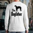 The Dogfather Dog Borzoi Back Print Long Sleeve T-shirt