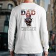Father's Day Just A Regular Dad Trying Not To Raise Liberals Back Print Long Sleeve T-shirt
