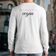 Daddy's Vegan Vegetarian Lgbt Gay Pride Back Print Long Sleeve T-shirt