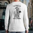 Honor The Fallen Think The Living Veterans Day July 4Th Back Print Long Sleeve T-shirt