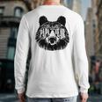 Mens Papa Bear Sunglasses Father's Day Dad Grandpa Back Print Long Sleeve T-shirt