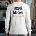 Papá Modelo Especial Mexican Beer Father's Day Back Print Long Sleeve T-shirt