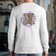 Purple Up Military Child Month Brat Born Resilient And Tough Back Print Long Sleeve T-shirt