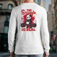 The Struggle Is Real Panda Fitness Gym Bodybuilding Back Print Long Sleeve T-shirt