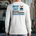 United Air Force Academy Colorado Springs Veteran's Day Back Print Long Sleeve T-shirt