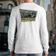 Ww2 Vintage Aviator Airplane Aircraft Pilot P40 Warhawk Back Print Long Sleeve T-shirt