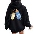 Baby Barista Mother Baby Neonatal Icu Nurse Nicu Rn Medical Women Oversized Hoodie Back Print Black