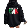 Bardigiano Italian Horse Women Oversized Hoodie Back Print Black