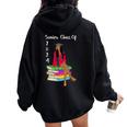 Black Girl Graduation Senior Class Of 2024 Graduate Women Women Oversized Hoodie Back Print Black