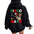 Cinco De Mayo Squad Mexican Fiesta Sombrero Men Women Oversized Hoodie Back Print Black