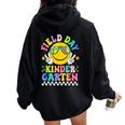 Field Day 2024 Kindergarten Field Trip Teacher Student Women Oversized Hoodie Back Print Black